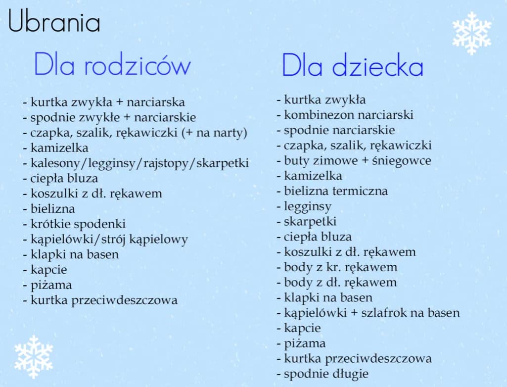 Co zabrać na wyjazd w góry z dzieckiem zimą, by uniknąć problemów?