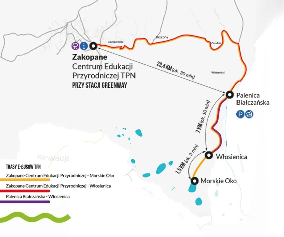 Ile km z Bukowiny Tatrzańskiej do Morskiego Oka? Sprawdź trasę i czas podróży
